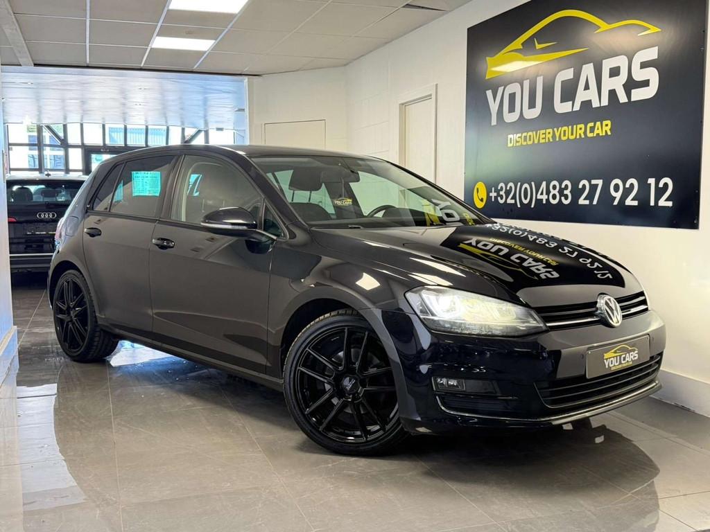 Volkswagen Golf 7 1.4 TSI Highline ACT 1 jaar garantie, Auto's, 4 cilinders, Alcantara, Zwart, 5 deurs