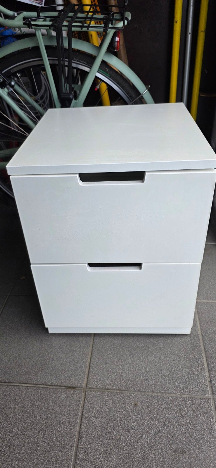 Nordli nachtkast Ikea, Ophalen, Minder dan 50 cm, Gebruikt, 1 of 2 laden