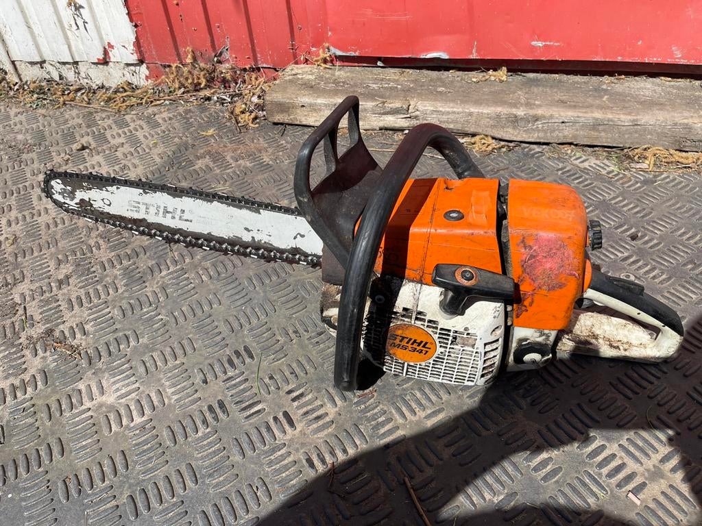 Kettingzaag Stihl, Bricolage & Construction, Outillage | Scies mécaniques, Enlèvement, Utilisé, Tronçonneuse