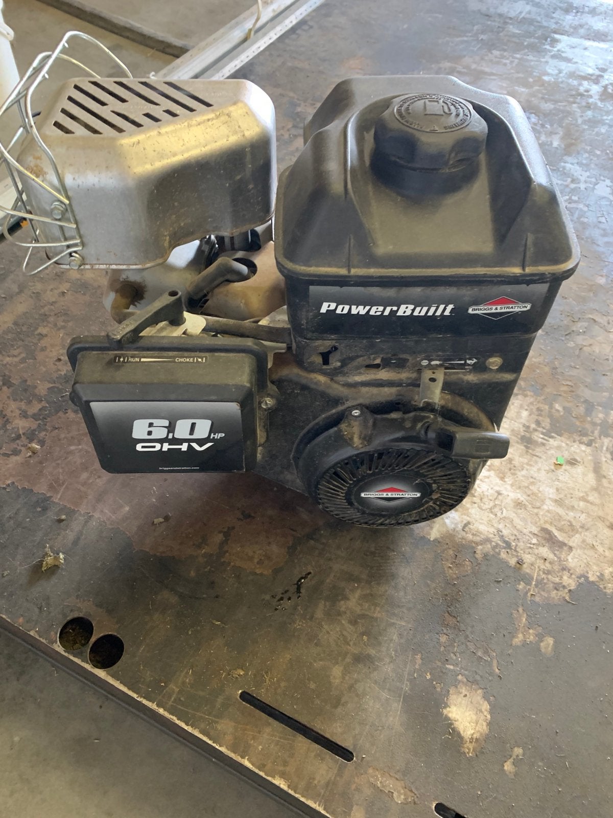 Benzinemotor 4t briggs&stratton 6pk, Ophalen, Zo goed als nieuw, Benzinemotor