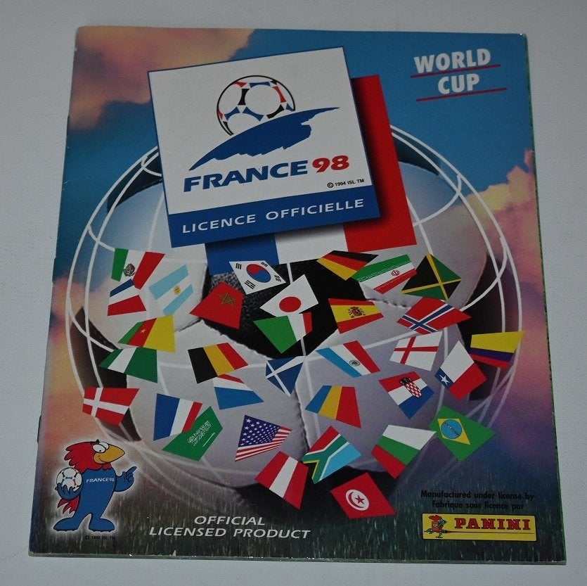 Panini France 98 World Cup Volledig . 551 stickers ingeplakt, Verzenden, Zo goed als nieuw, Poster, Plaatje of Sticker