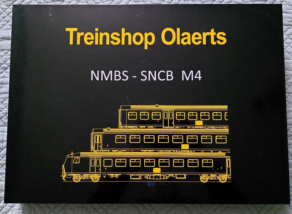 Olaerts set 5 voitures M4 SNCB NMBS DC - VENDU, Ophalen of Verzenden, Nieuw, Gelijkstroom, Treinset