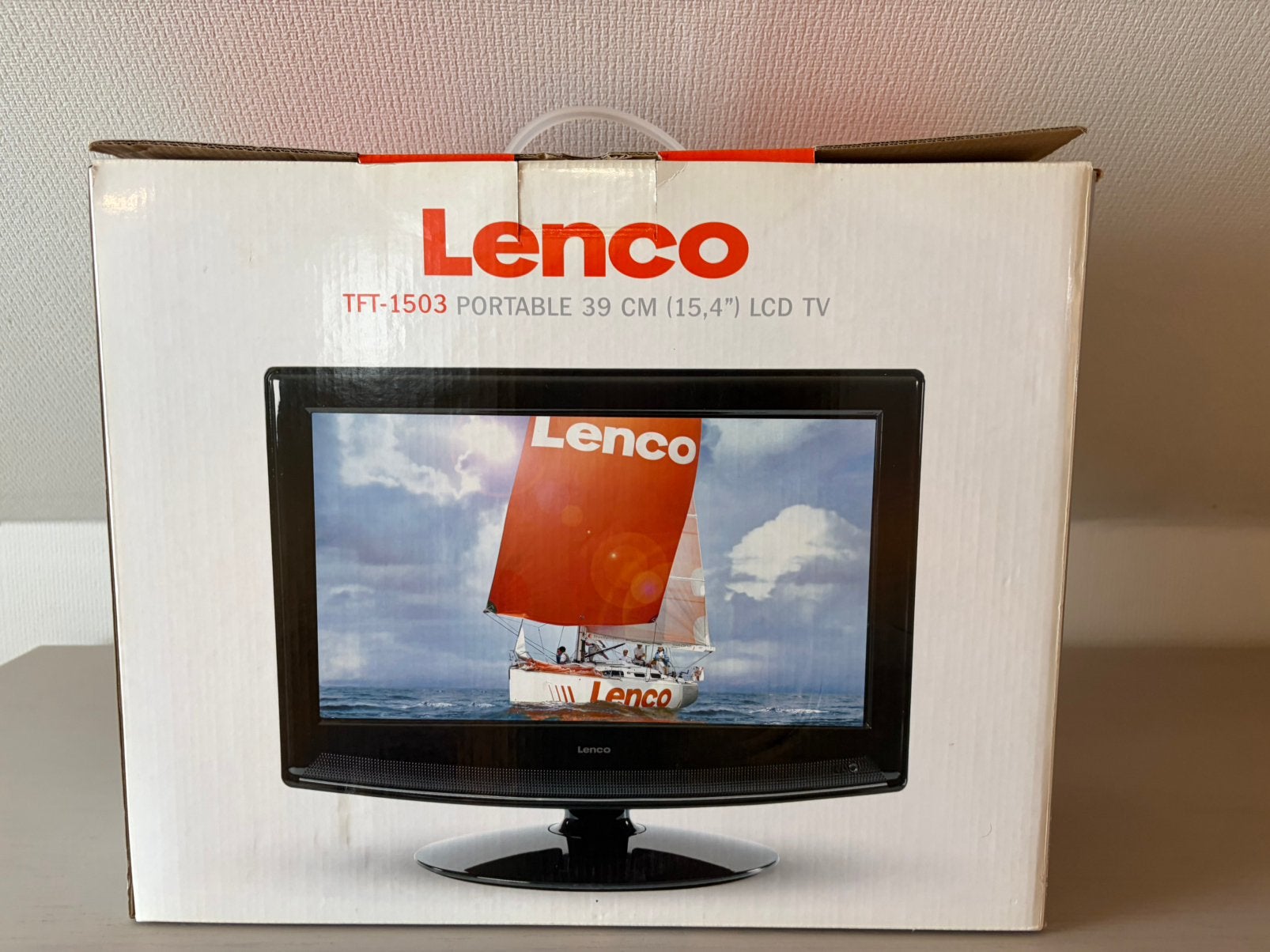 Lenco TFT -1503 LCD TV (39cm), Enlèvement, Comme neuf, Télécommande