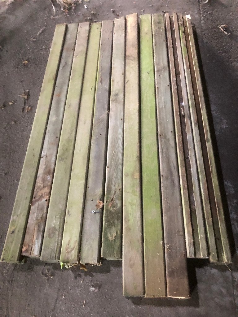 geimpregneerde palen nog 5 stuks, Ophalen, Zo goed als nieuw, Palen