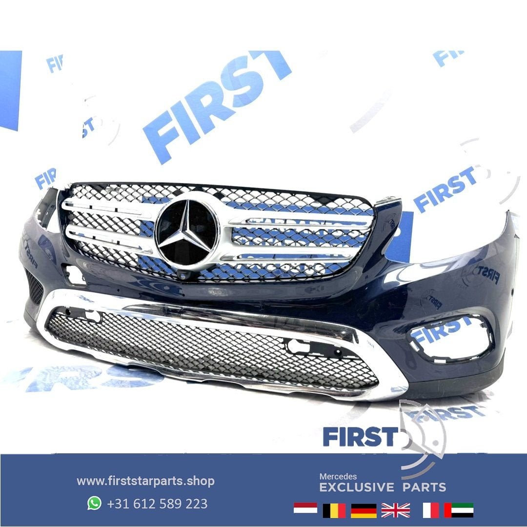 W253 VOORBUMPER + GRIL ZWART WIT GRIJS GLC PRE-FACELIFT BUMP, Auto-onderdelen, Gebruikt, -, Voor, Ophalen of Verzenden
