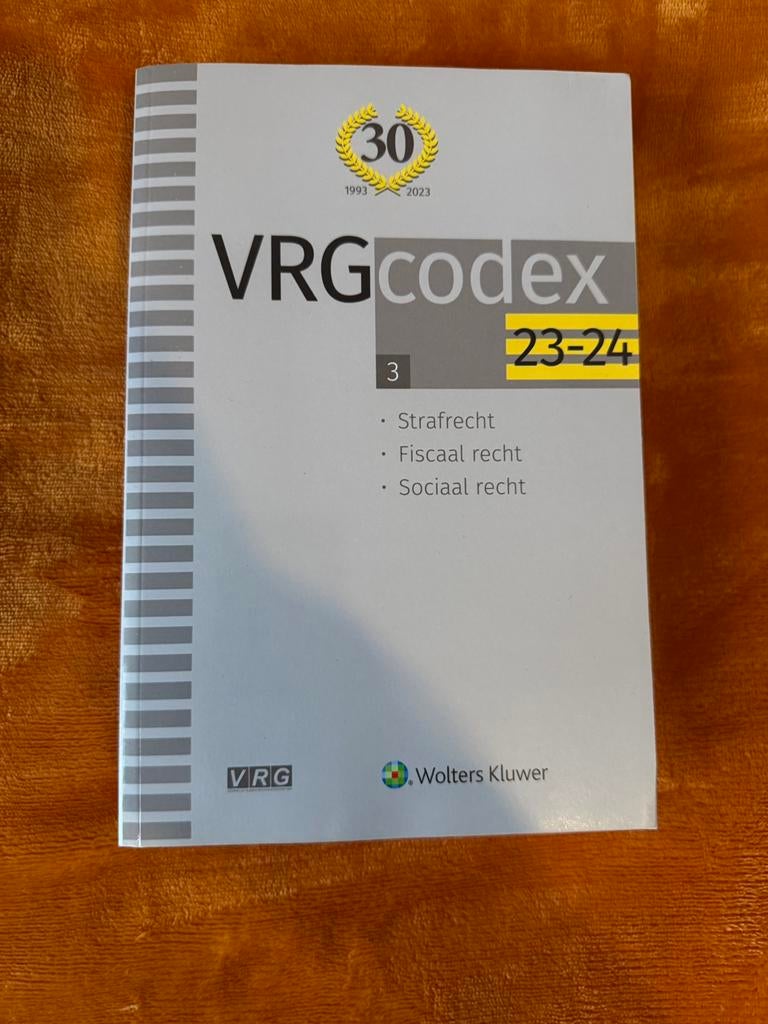 VRG Codex 2023-2024, Ophalen
