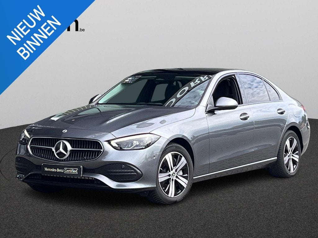 Mercedes-Benz C-Klasse Berline 300 e LuxLine pano/trekhaak, Auto's, Automaat, 4 deurs, Zwart, 313 pk