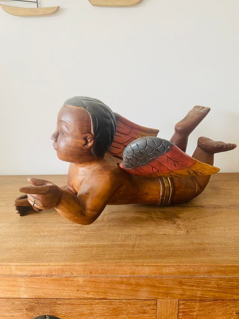 houten engel, Antiek en Kunst, Ophalen