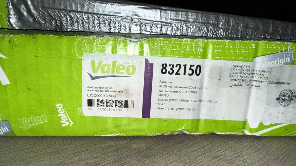 Koppelingsset Valeo 832150 – nieuwstaat, Ophalen, Audi