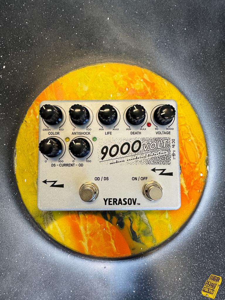 Yerasov 9000 VOLT: Modern Overdrive/Distortion, Ophalen of Verzenden, Gebruikt, Distortion, Overdrive of Fuzz