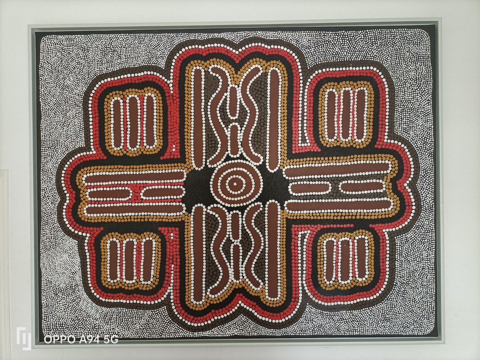 Aboriginal schilderij, Antiek en Kunst, Ophalen