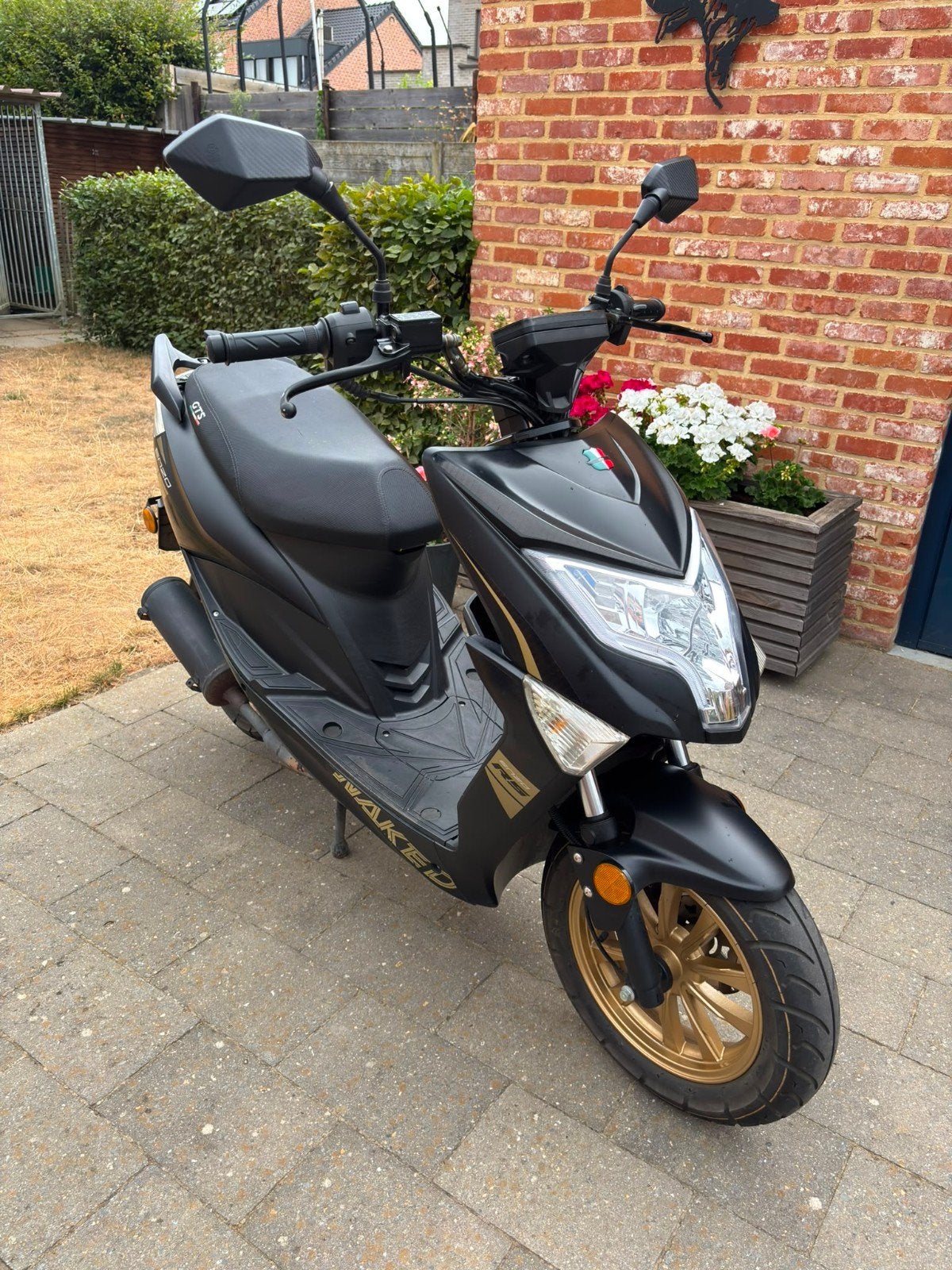 GTS ENZO NAKED 50CC, GTS ENZO NAKED, Comme neuf, Classe B (45 km/h), Enlèvement