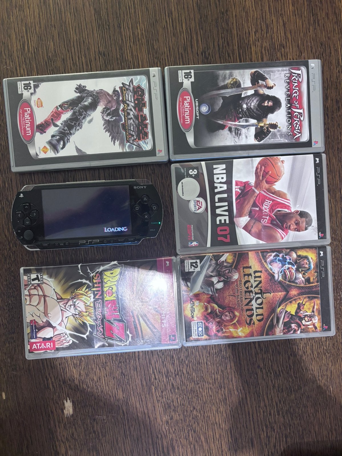 Playstation Portable + games, Games en Spelcomputers, Spelcomputers | Sony PSP, Zwart, Ophalen of Verzenden, PSP, Gebruikt