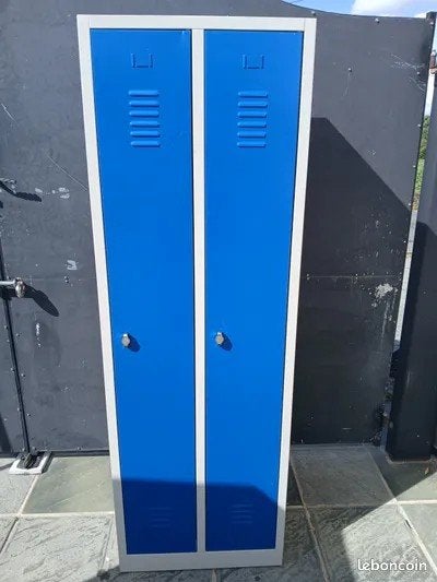 industriële garderobekast hangslot met 2 deuren, Huis en Inrichting, Kasten | Lockerkasten, Ophalen