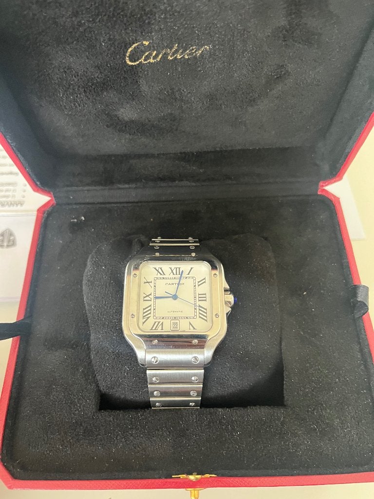 Cartier Santos, Overige merken, Staal, Staal, Polshorloge