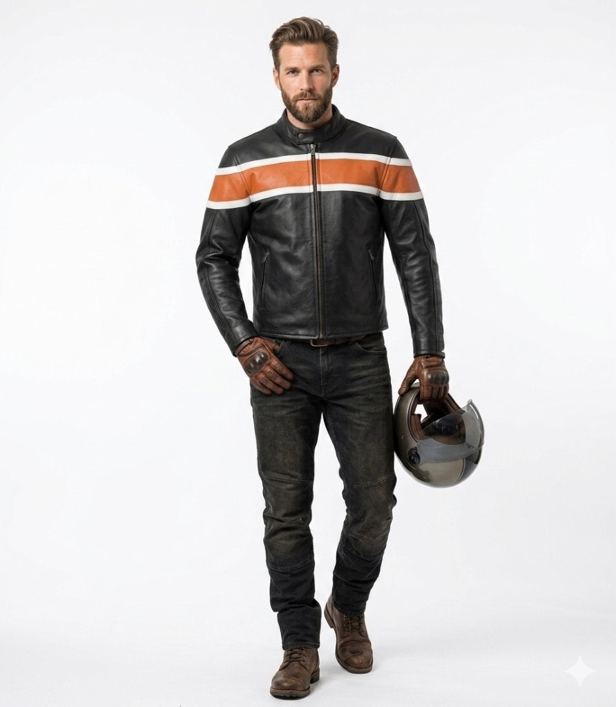 Veste de Moto en Cuir Protections détachables approuvé CE, Envoi, Neuf, avec ticket, Femmes, Manteau | cuir
