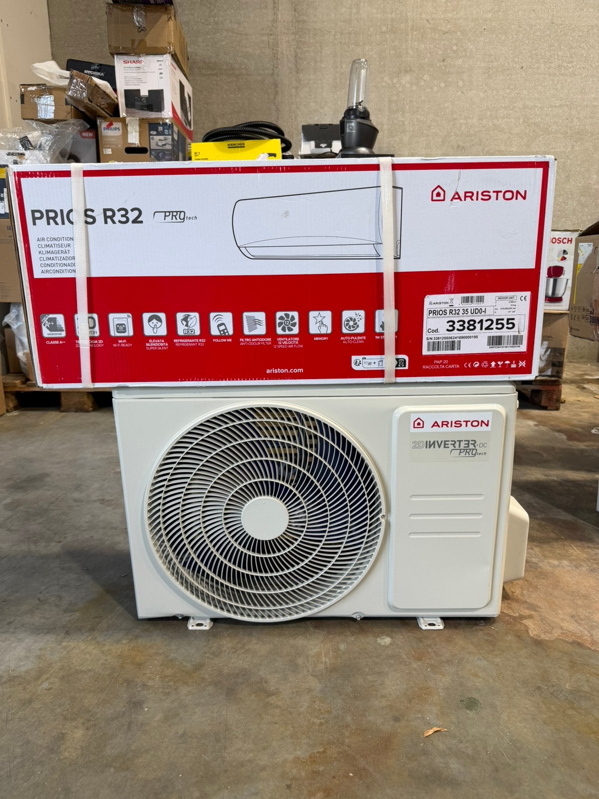 Ariston Prios R32, Ariston, Reconditionné, Enlèvement, Info@Ariston.fr