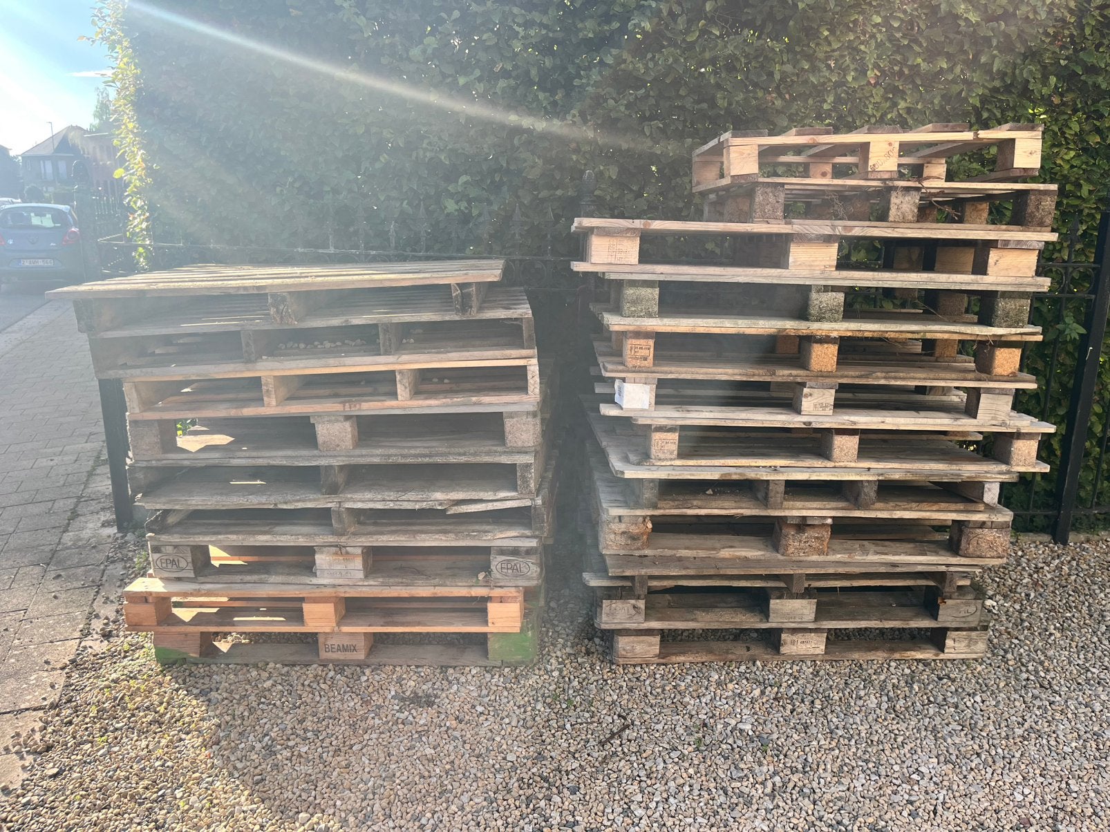 Palettes, Enlèvement, Utilisé, Palette