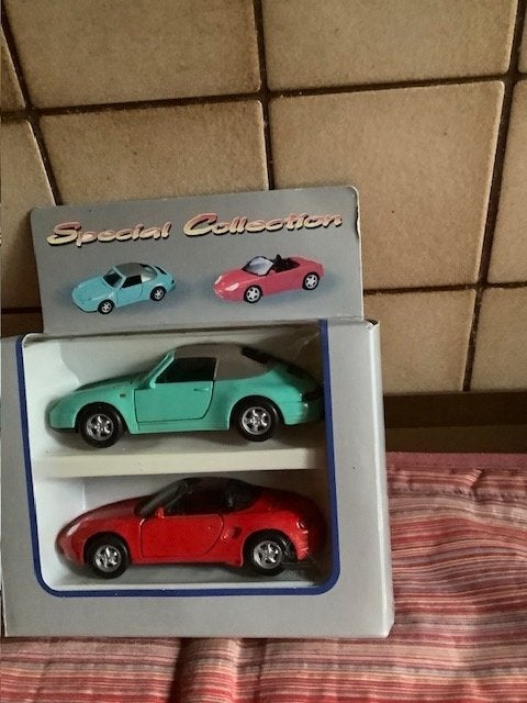 Special collection Porsche 911&Porsche Boxster in verpakking, Hobby en Vrije tijd, Ophalen of Verzenden, Zo goed als nieuw, Auto