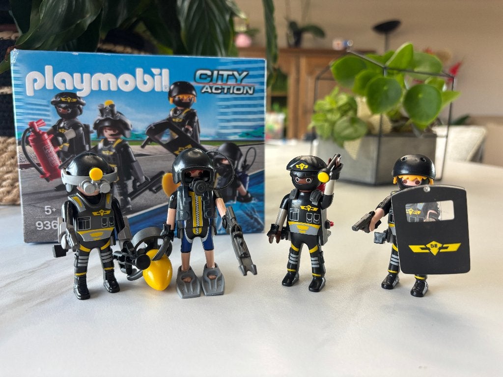 Playmobil 9365 Forces spéciales SWAT, Ophalen, Complete set, Zo goed als nieuw, City action