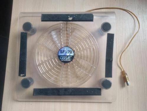 SF-70 notebook - cooler ventilator, Elektronische apparatuur, Ventilatoren, Ophalen of Verzenden, Gebruikt