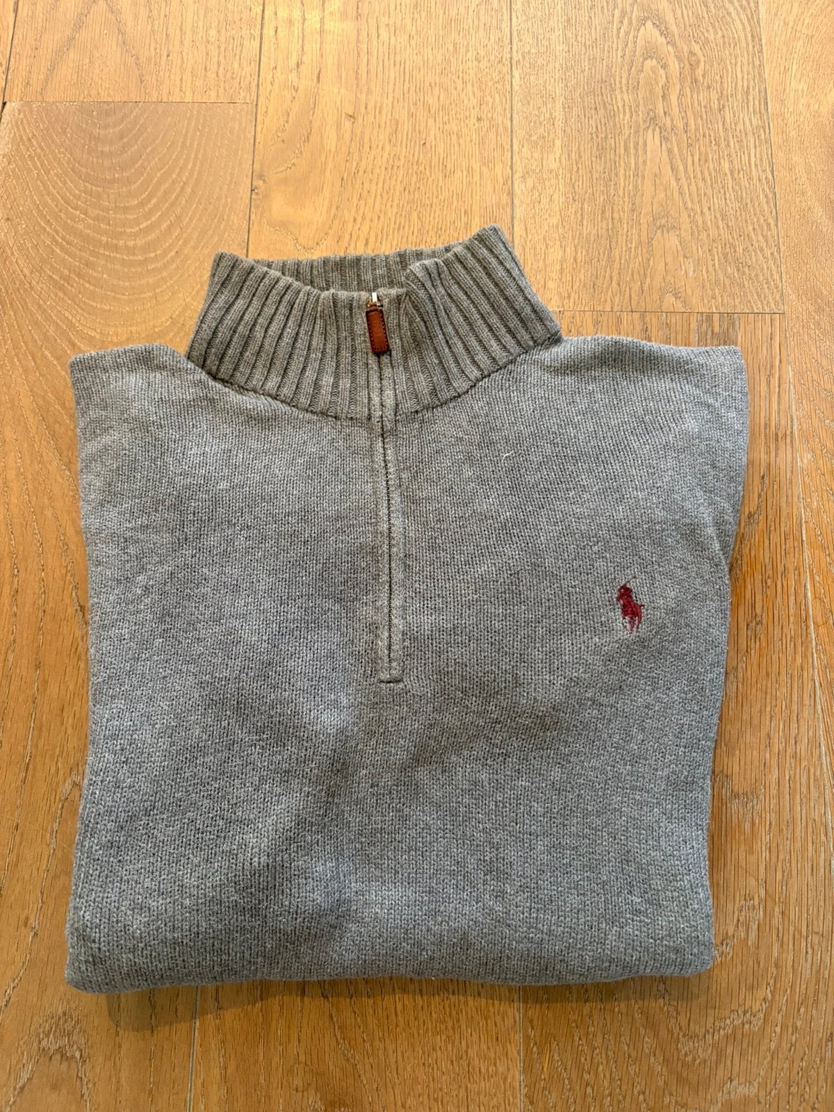 Polo Ralph Lauren Quarter-Zip L, Vêtements | Hommes, Pulls & Vestes, Envoi, Comme neuf, Taille 52/54 (L), Gris