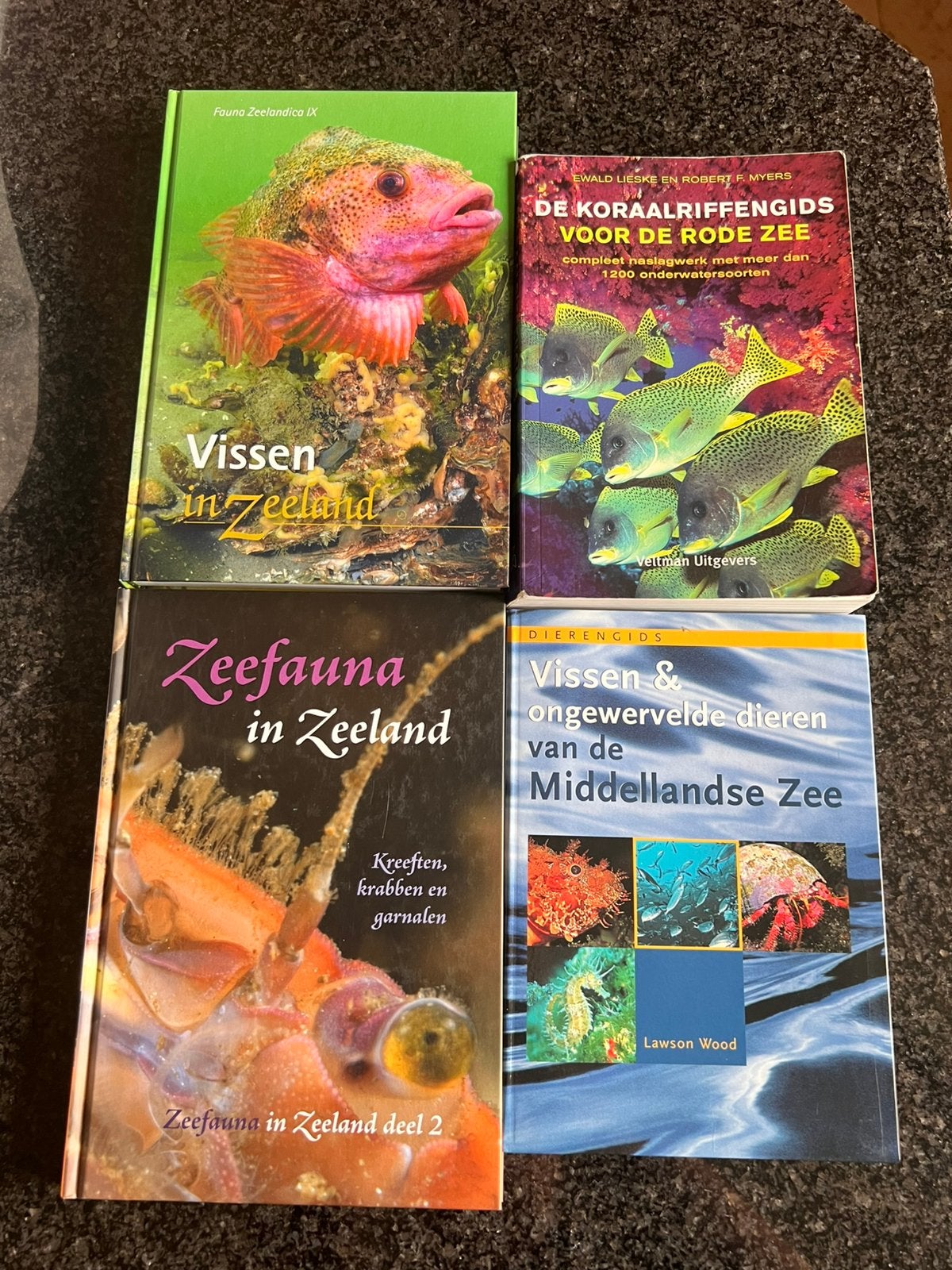 Diverse boeken rond Zeefauna (Oosterschelde, rode zee, …), Sports nautiques & Bateaux, Plongée, Comme neuf, Enlèvement