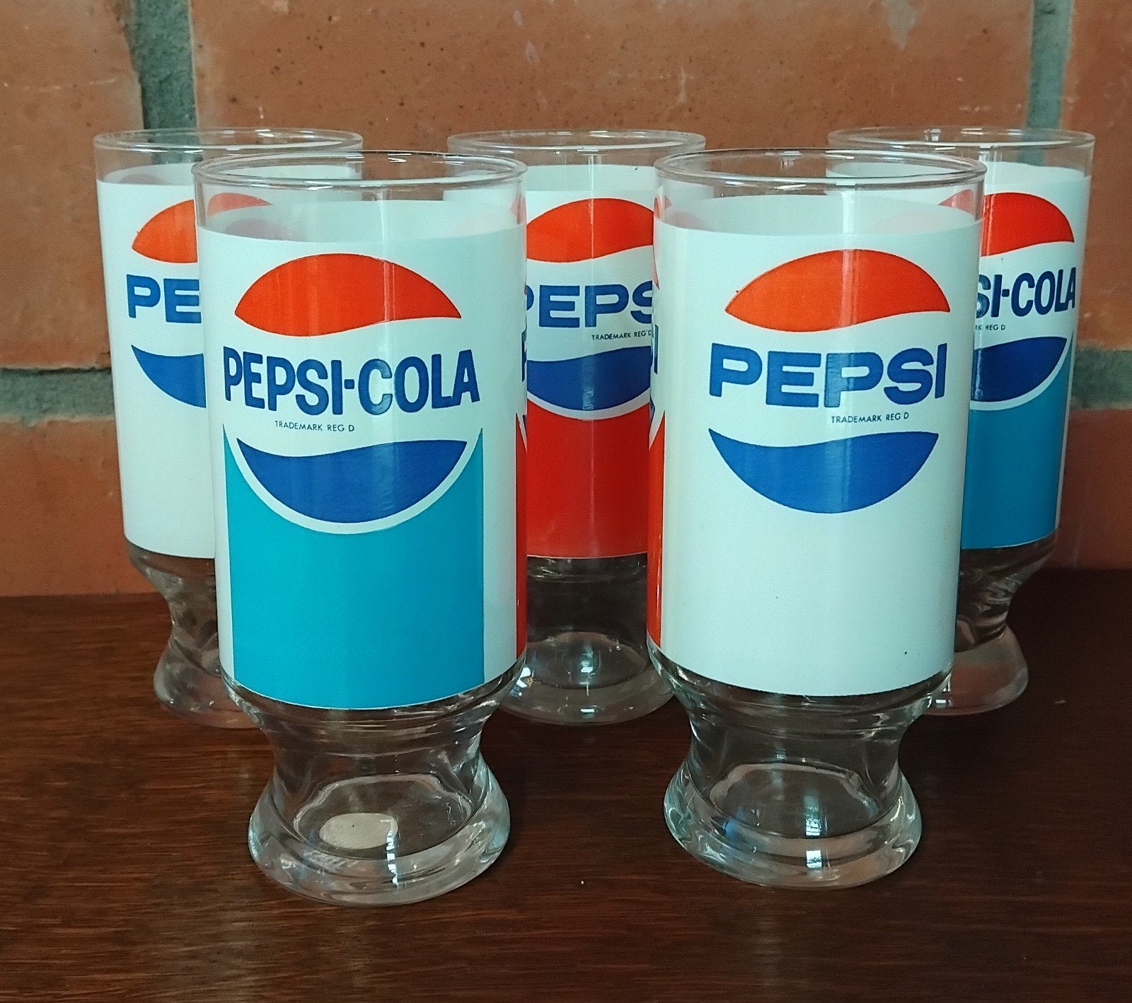 Verres vintage en canette de Pepsi-Cola - Ensemble de, Collections, Enlèvement ou Envoi