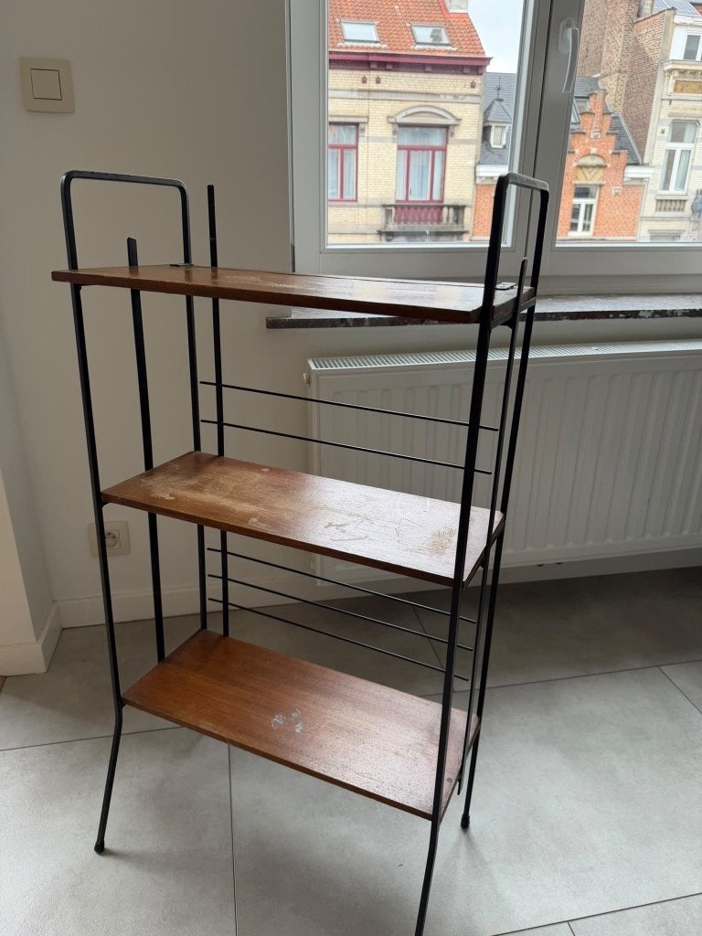 Vintage rek, Huis en Inrichting, Ophalen, Gebruikt, Hout
