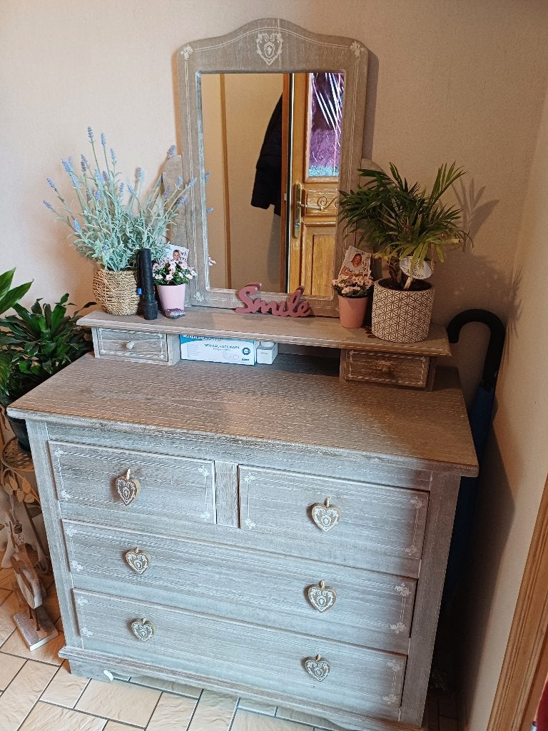 Commode coiffeuse Maisons du monde, 3 ou 4 tiroirs, 25 à 50 cm, Comme neuf, Enlèvement