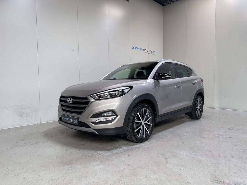 Hyundai Tucson 1.6 Benzine Autom. - Airco - GPS - Topstaat!, Argent ou Gris, Achat, 0 kg, 131 kW