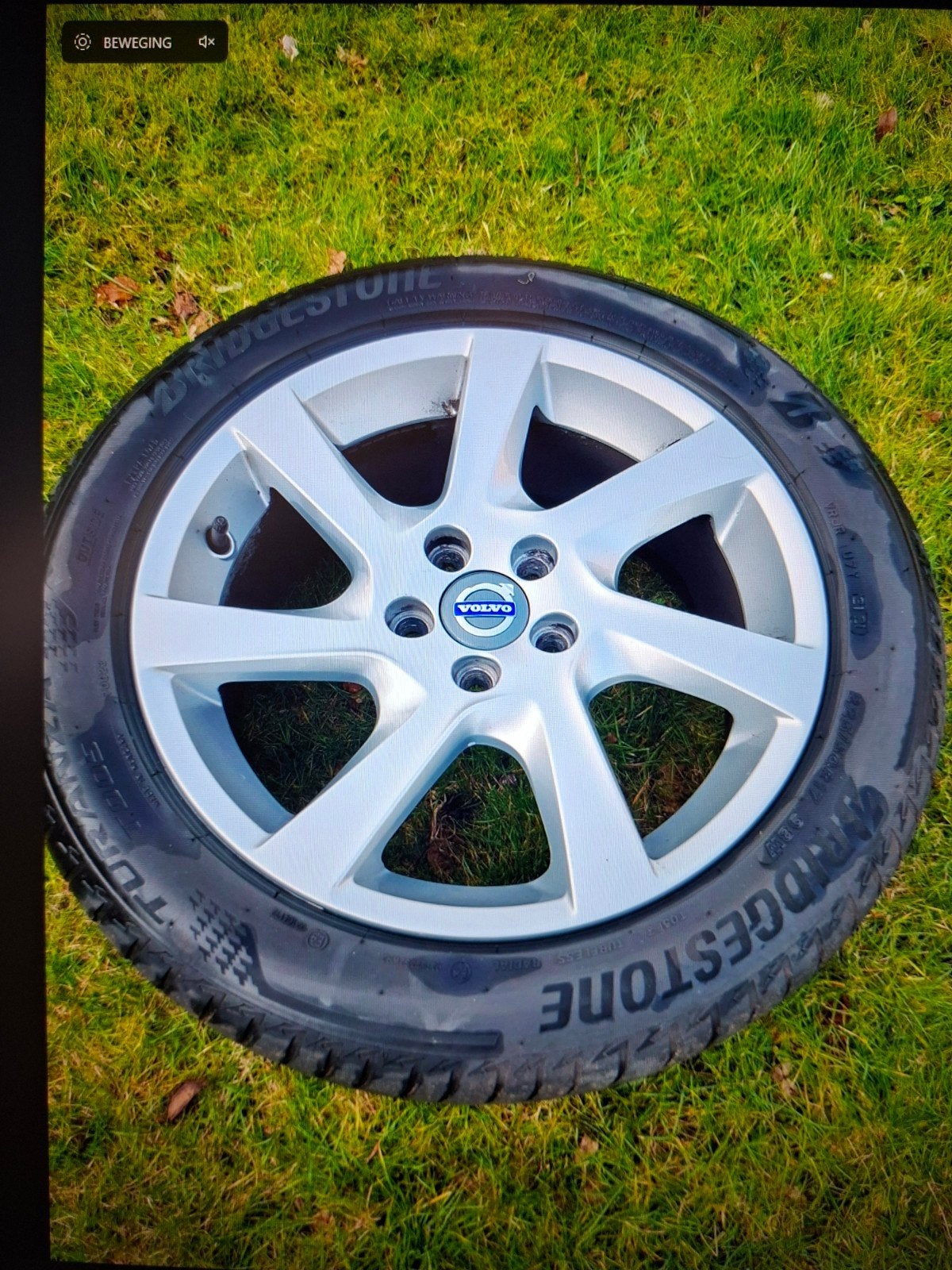 Set aluminium velgen Volvo met banden, Enlèvement
