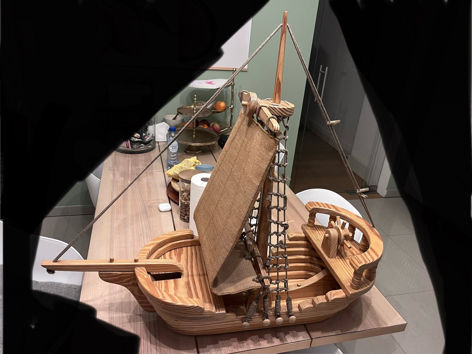 Décoration de bateau en bois, Enlèvement, Comme neuf