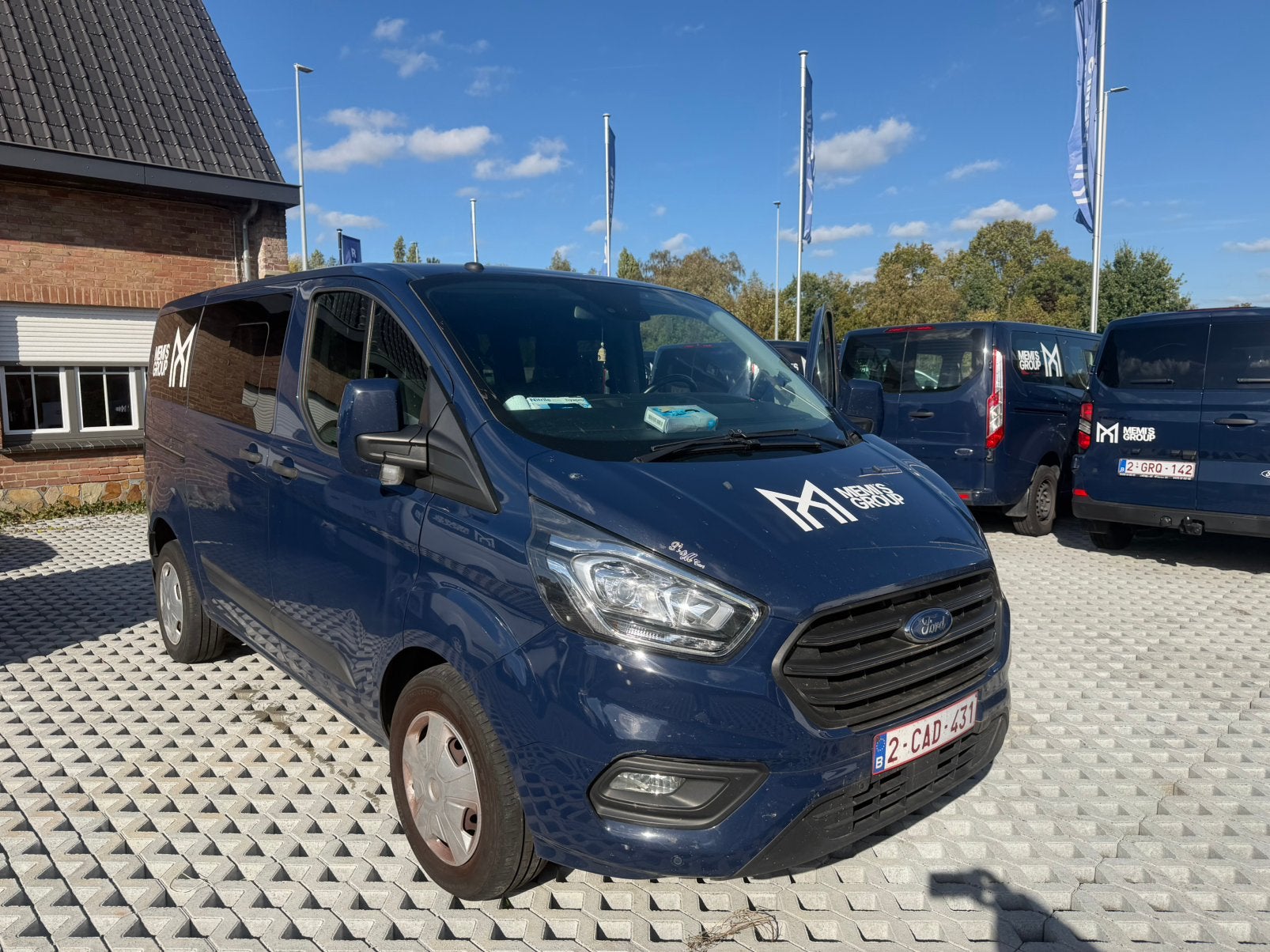 Ford Custom 2.0TDCI Airco 9 Zitplaats 2020 /290.000km, Auto's, Voorwielaandrijving, Dealer onderhouden, Euro 6, 4 cilinders