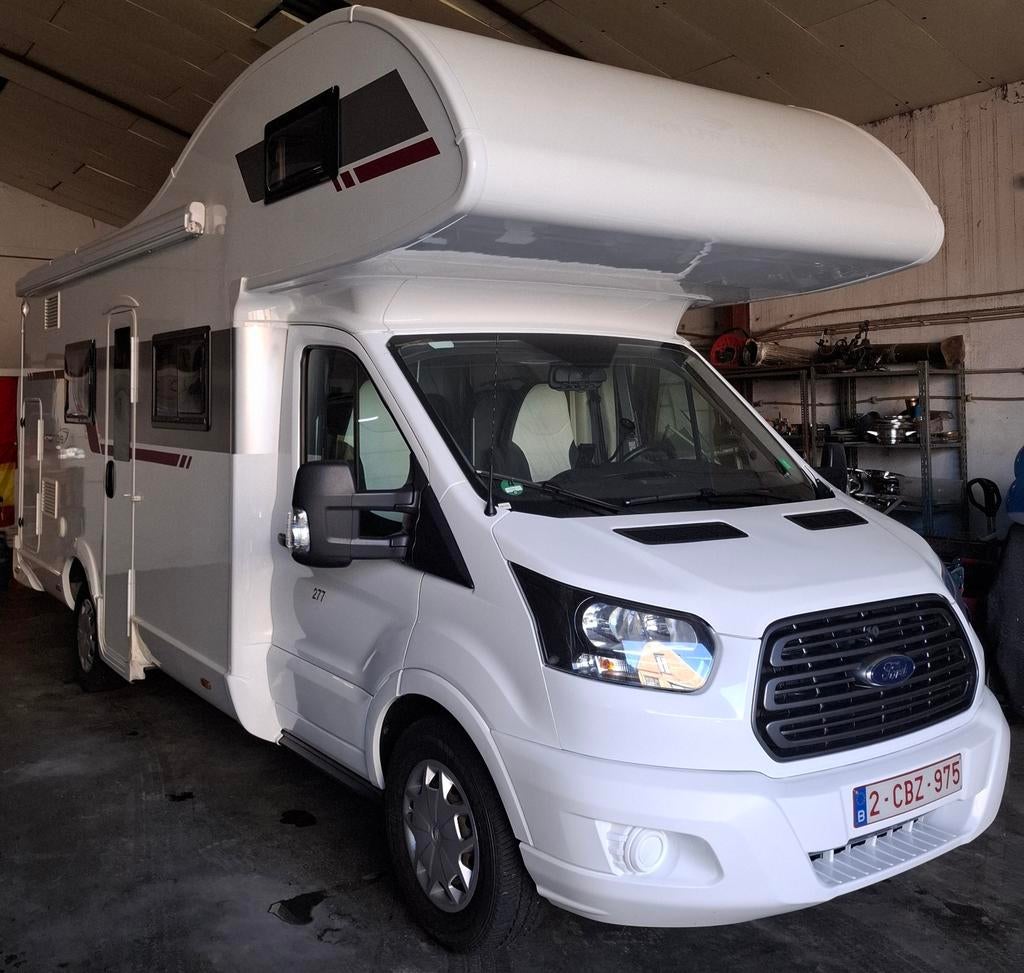 Ford Transit 7-zits Roller Team Kronos 277, Caravans en Kamperen, Mobilhomes, Particulier, Ford, Ford, TV, Ophalen