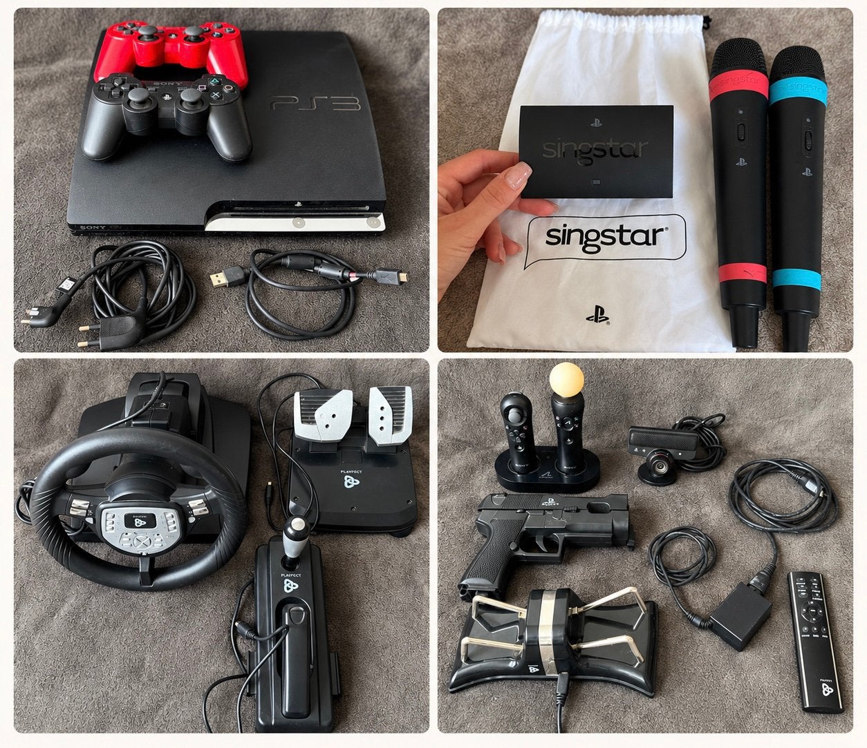PlayStation 3 + accessoires en gameset, Enlèvement, Comme neuf, Avec 2 manettes