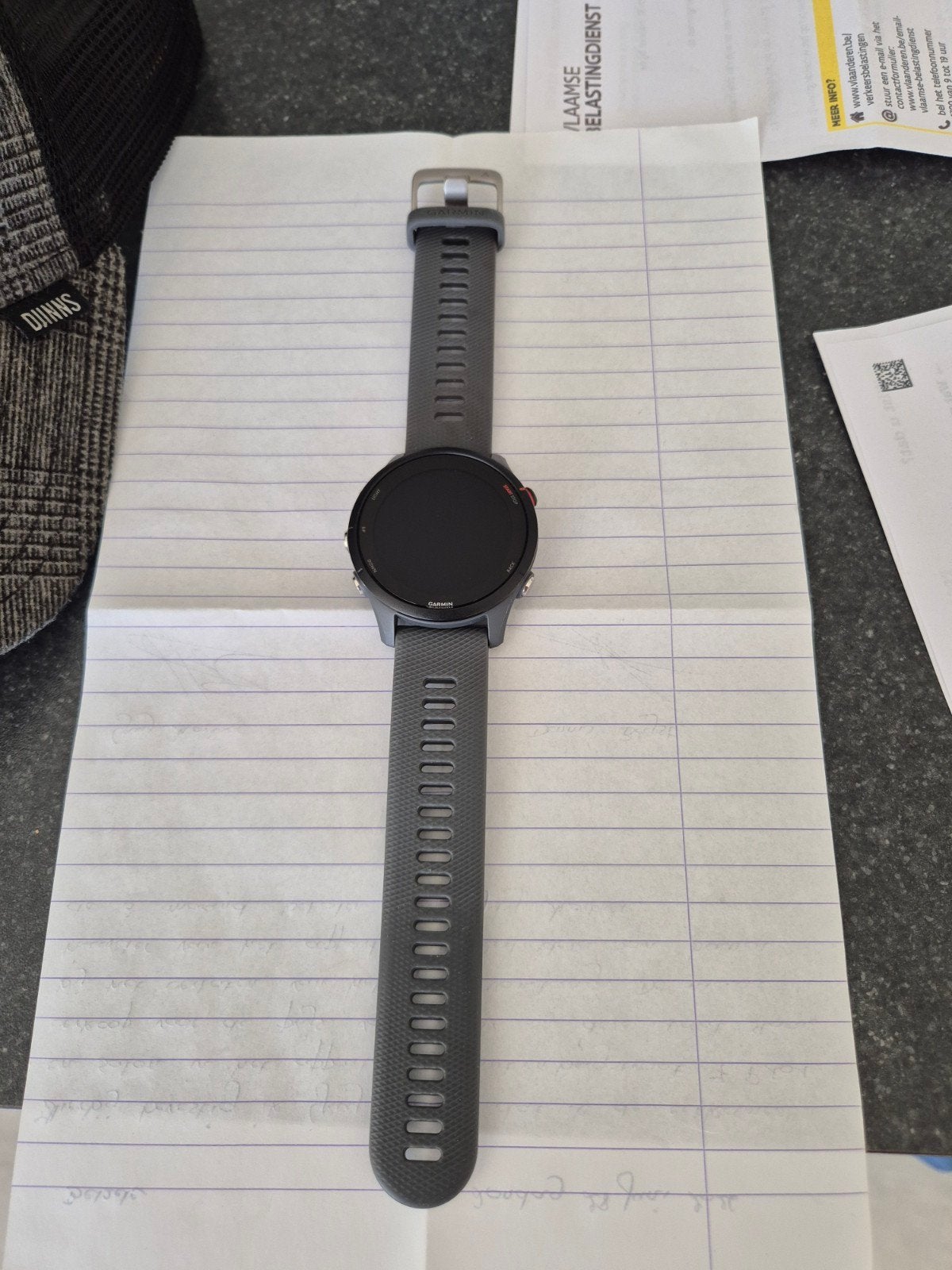 Garmin Forerunner 255, Enlèvement
