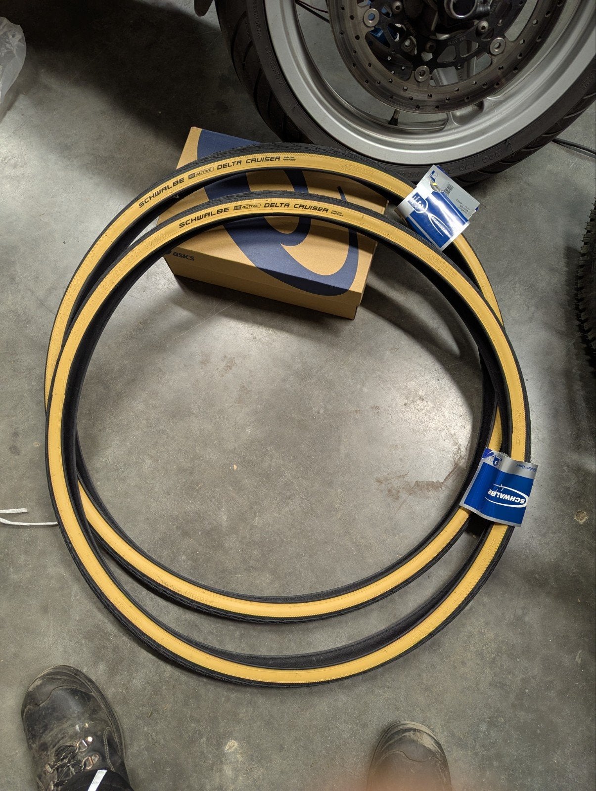 set banden Schwalbe delta cruiser 28*1.3, Ophalen of Verzenden, Nieuw