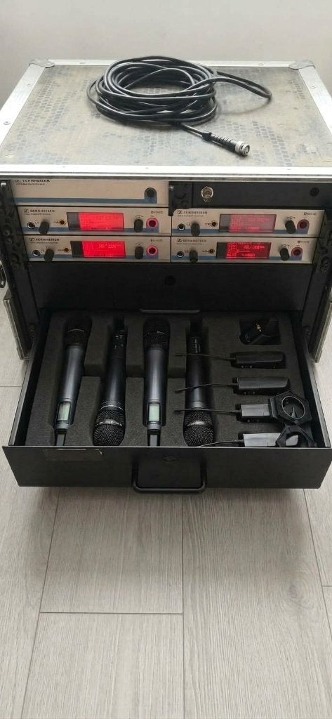 Microphone Sennheiser transmitter set box Ew 500 g3, Muziek en Instrumenten, Ophalen