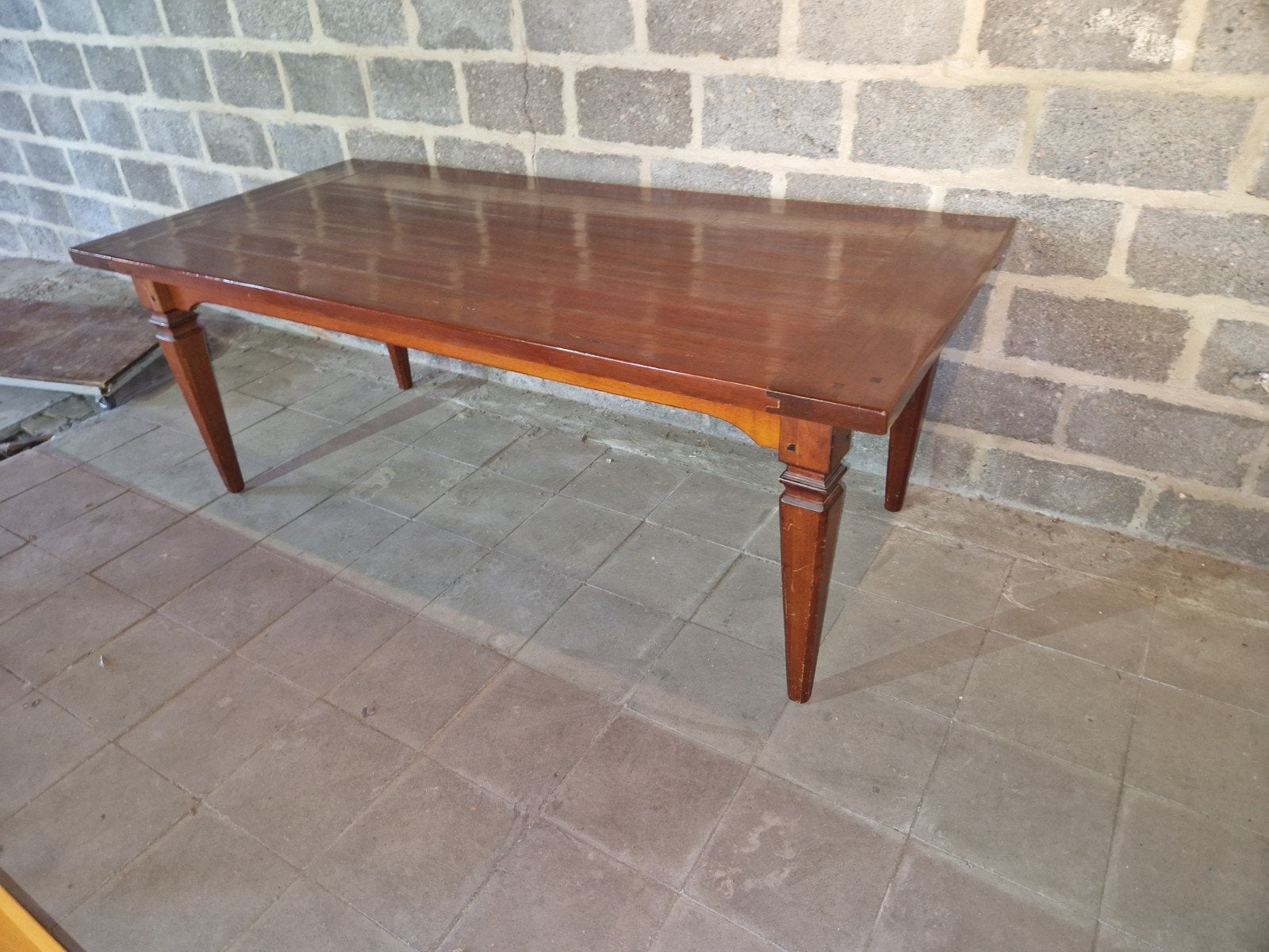 Table de ferme de campagne authentique, Enlèvement