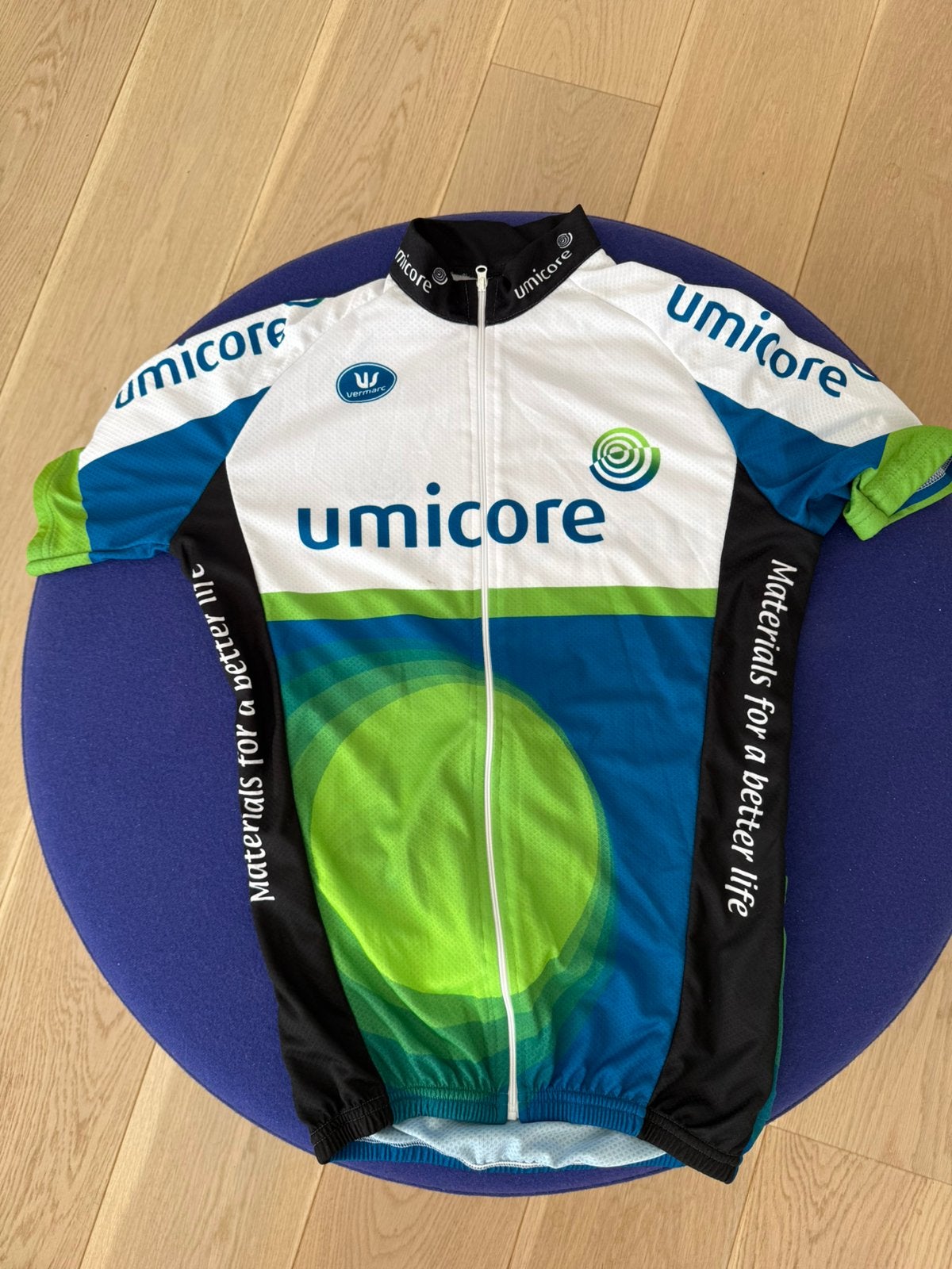 Maillot de vélo Umicore taille S, Enlèvement ou Envoi, Utilisé, Vêtements
