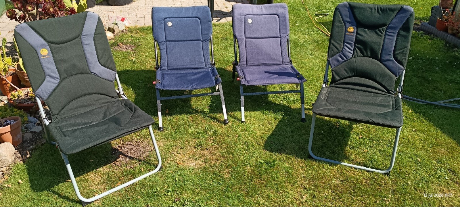 Opklapbare campingstoelen, Ophalen