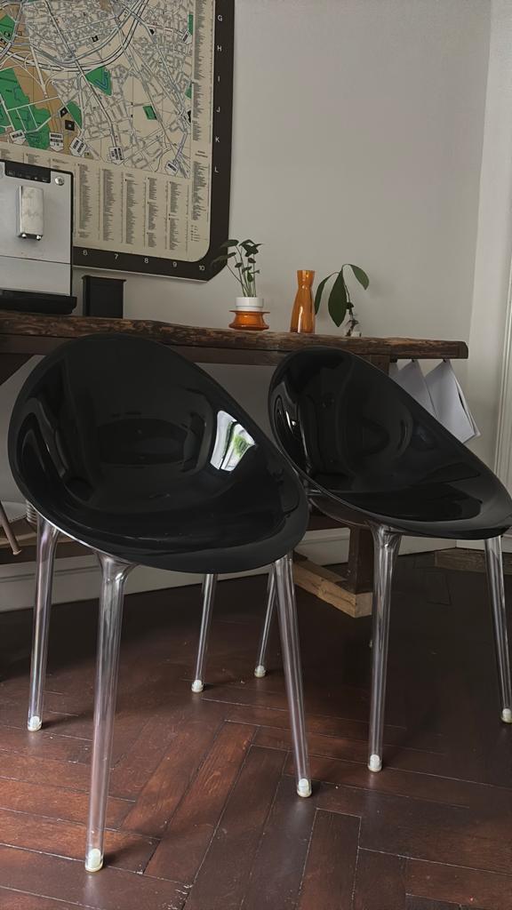 Chaise Kartell Mr Impossible noire, Maison & Meubles, Kartell, Comme neuf, Synthétique, Enlèvement