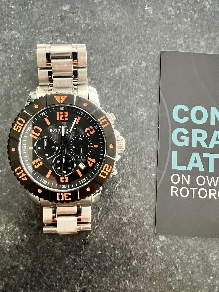 Rotorcraft Herenhorloge, Handtassen en Accessoires, Horloges | Heren, Staal, Staal, Zo goed als nieuw, Ophalen