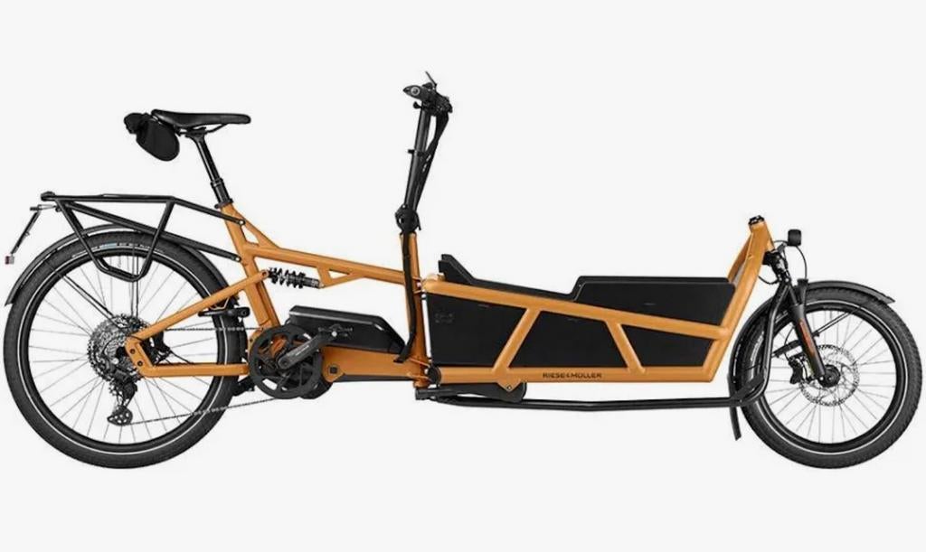Riese en Muller load4 75 vario HS Kiox (nieuwstaat)(<500km), Riese & Müller, 50 km par batterie ou plus, Comme neuf, Enlèvement