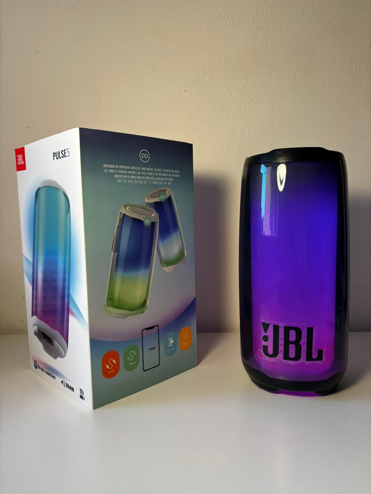 NOUVEAU JBL Pulse 5 noir, TV, Hi-fi & Vidéo, Enlèvement ou Envoi, Neuf, 120 à 150 watts, JBL