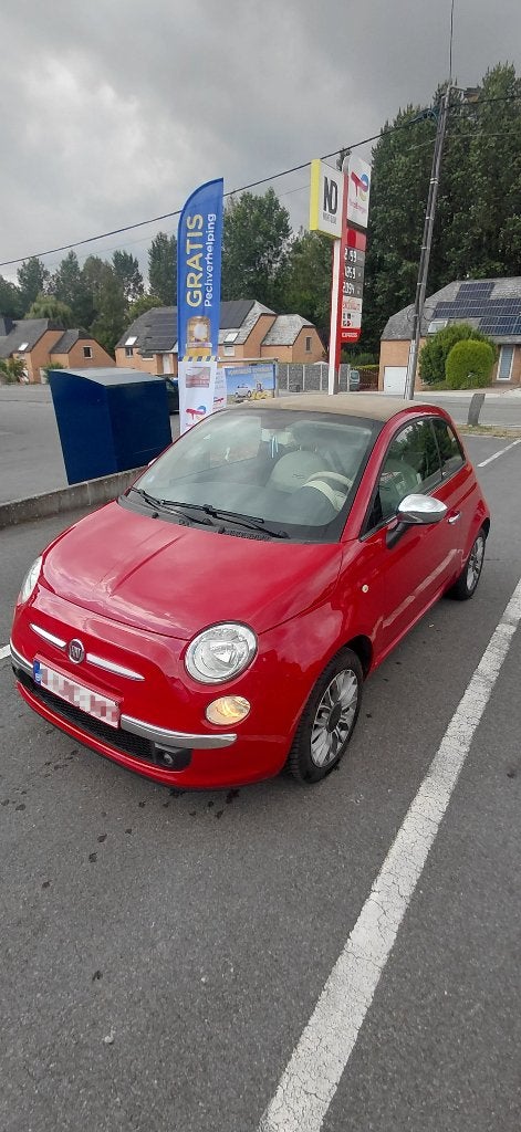 Fiat 500 c, Autos, Rouge, Achat, Euro 6, Cabriolet