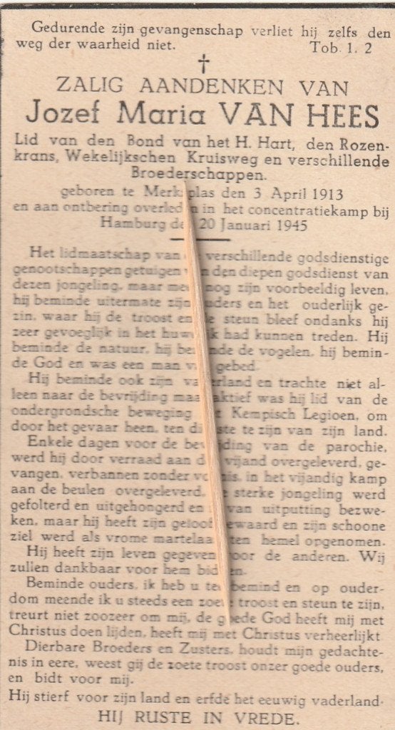 Oorlogsslachtoffer 1940-45, Ophalen of Verzenden