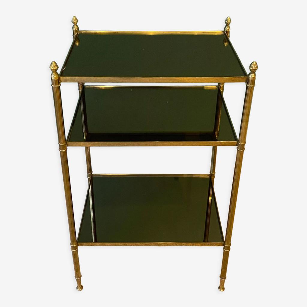 Étagère vintage de style Hollywood Regency, Enlèvement, Comme neuf