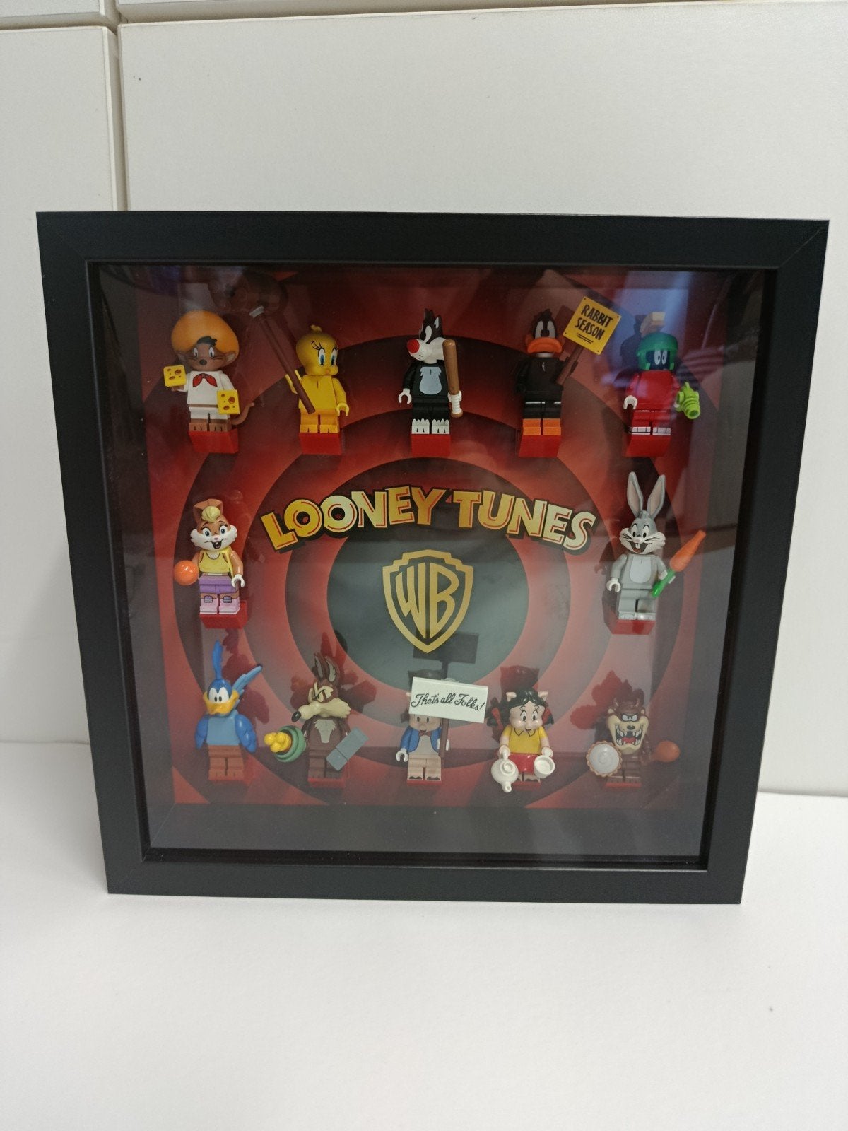 Minifigures Lego - Looney Tunes complètes avec cadre, Enlèvement ou Envoi, Complet, Lego